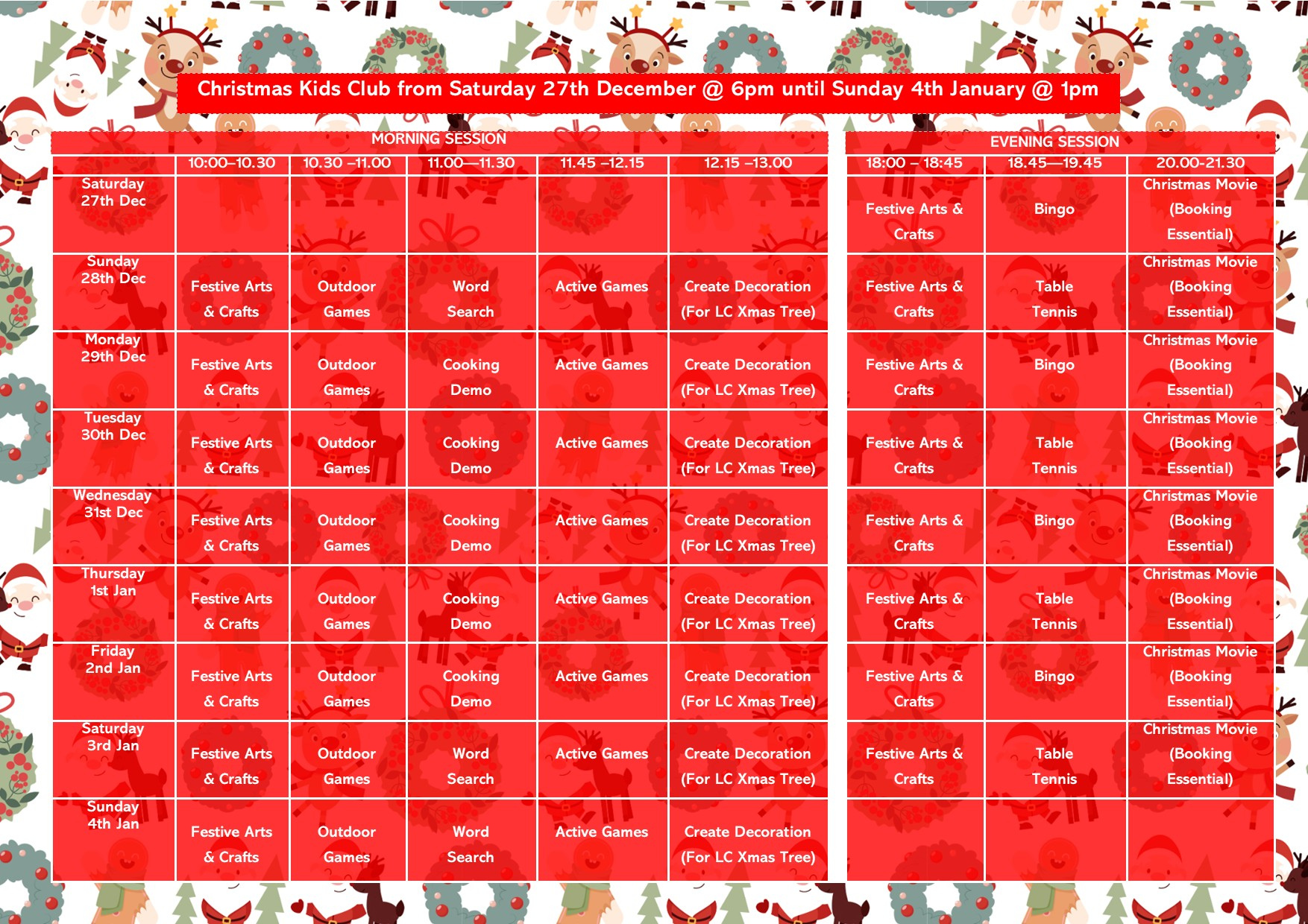 christmas kids club 2025